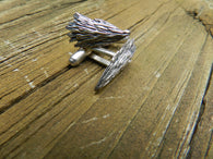 Farm Life Collection: Sterling Silver Hand of Tobacco Cuff Links