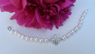 The Farm Life Collection - Tobacco Bracelet with Pearls