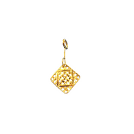 Farm Life Collection: Small Tobacco Basket Pendant in 14K Gold