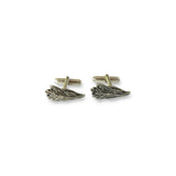 Farm Life Collection: Sterling Silver Hand of Tobacco Cuff Links